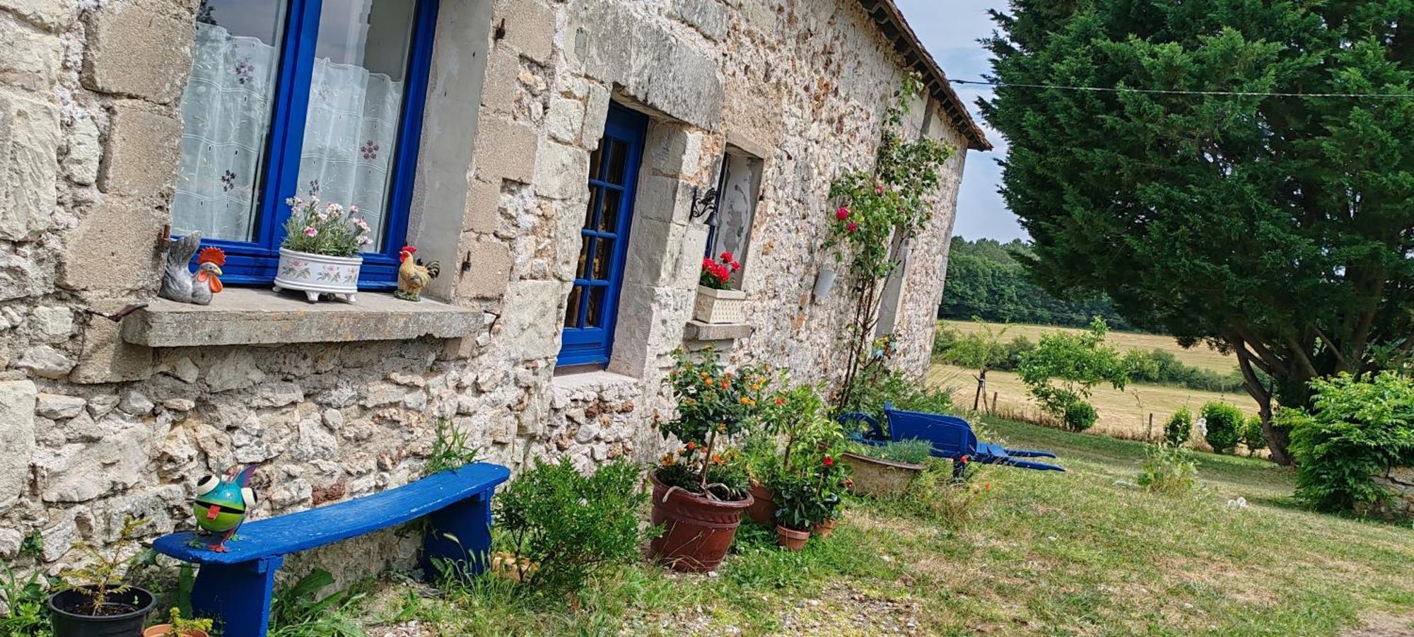 Gite 4 Pers, Jacuzzi, Piscine, Proche Futuroscope, Calme Et Nature A La Roche Posay Exterior photo